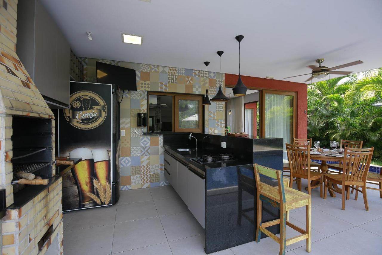 Casa Temporada - 4 Suites - Condominio Luxo - Piscina Extraordinaria - Praia De Itacimirim-Ba Камасари Экстерьер фото
