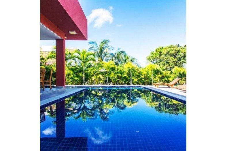 Casa Temporada - 4 Suites - Condominio Luxo - Piscina Extraordinaria - Praia De Itacimirim-Ba Камасари Экстерьер фото