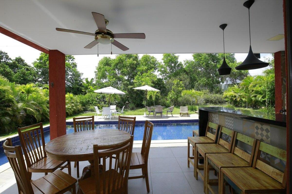 Casa Temporada - 4 Suites - Condominio Luxo - Piscina Extraordinaria - Praia De Itacimirim-Ba Камасари Экстерьер фото